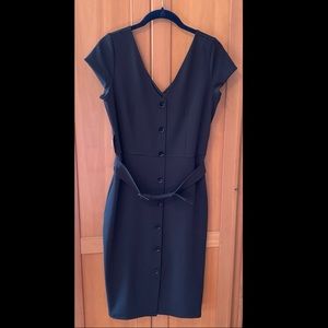 NWT! Express Belted Button Front Sheath Dress